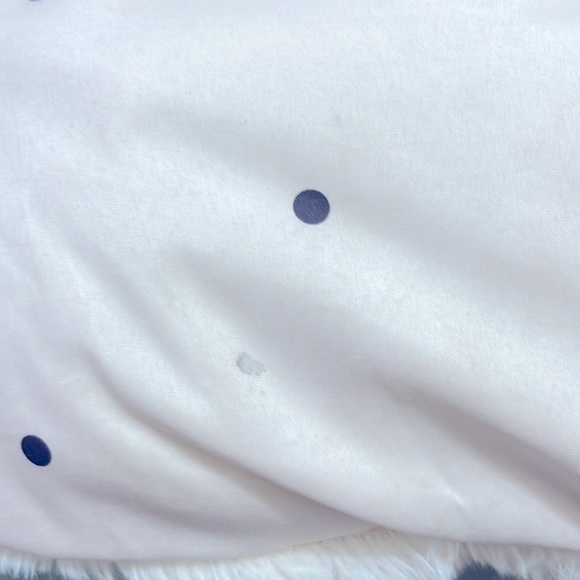 Zara Baby Toddler Girl Beige Polka Dot Puffer Jacket, Size 4-5 Years - Picture 8 of 12